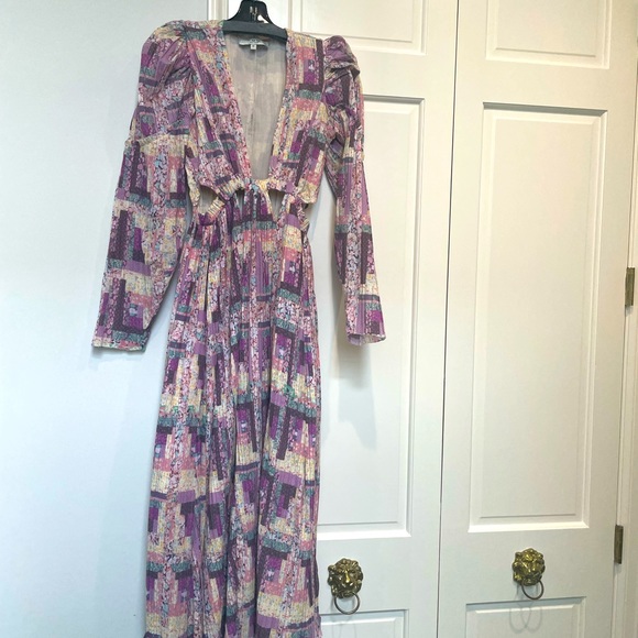 Sea New York Purple and Pink Maxi Dress - Picture 3 of 5